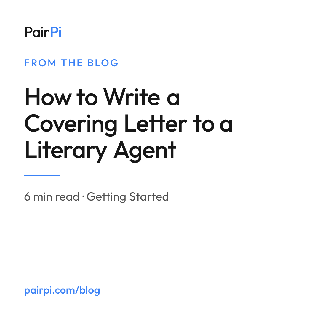 How to Write a Covering Letter to a Literary Agent | PairPi